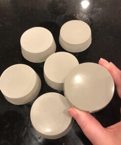 X-Haibei Round Circle Soap Silicone Mold Chocolate Jelly Muffin Cupcake Baking Mould, Basic Soap Making, Dia. 2.75inch,3oz per cell 26 71tGviZkfAL