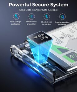 ORICO 2.5'' Hard Drive Enclosure Type-C USB 3.1 Gen2 to SATA 6Gbps Computer External HDD Enclosure for 7 9.5mm HDD SSD Support UASP Compatible WD Seagate Toshiba Samsung Hitachi PS5-2139C3-G2 USB3.1 Gen2 22 71tHM W1MhL