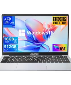 ACEMAGIC Laptop Computer 16GB DDR4 512GB SSD, Intel Quad-Core N95 Processor Windows 11 Laptop, 15.6 inch Laptop with Metal Body Support 1080P, TF Card, WiFi, BT5.0, Type_C, 38Wh Battery