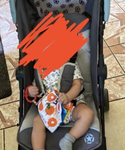 Let's Count Soft Book - World of Eric Carle the Very Hungry Caterpillar Baby on the Go Clip Teething Crinkle Soft Sensory Book for Babies, 5.25x5.25 Inch 37 71tIu7CAvWL