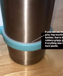 F-32 Handle - 19 COLORS - 20oz Size - Compatible with 20 Oz YETI Tumbler Travel Mug - BPA FREE (20OZ, SEAFOAM BLUE, 1 Count (Pack of 1)) 20ozSeafoam Blue 20.0 ounces 26 71tJFMwbGL