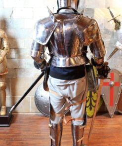 Medieval Knight Suit of Armor Costume - LARP Wearable Authentic 11 71tJUMlSfNL