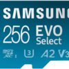 SAMSUNG EVO Select Micro SD-Memory-Card + Adapter, 256GB microSDXC 130MB/s Full HD & 4K UHD, UHS-I, U3, A2, V30, Expanded Storage for Android Smartphones, Tablets, Nintendo-Switch (MB-ME256KA/AM) 31 71tK21fYkDL 1