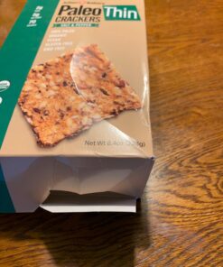 Julian Bakery Paleo Thin Crackers | Salt & Pepper | USDA Organic | Gluten-Free | Grain-Free | GMO Free | Low Carb | 1 Pack 19 71tKKZIkRYL