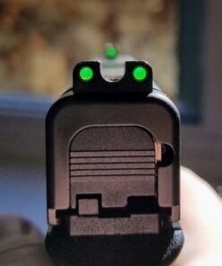 TRUGLO TFX PRO Handgun Sight | Compact Snag-Free Durable Shock-Resistant Glowing Tritium & Fiber-Optic Xtreme Night Sight for Handguns Glock 42/43 Set 31 71tKMYV3W3L