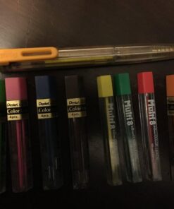 Pentel Arts 8 Color Automatic Pencil, Assorted Accent Clip Colors, 1 Pencil (PH158) 29 71tL5afV9ML