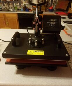 F2C 12" x 15" Heat Press Machine Pro 6 in 1 Swing Away Digital Heat Transfer Sublimation Press Combo for T-Shirt Bag Hat Cap Mug Plate 87 71tLFL9aRBL