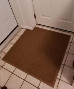 Hudson Exchange (35"x35", Medium Brown Waterhog Fashion Square Floor Mat 5 71tM1W3KakL