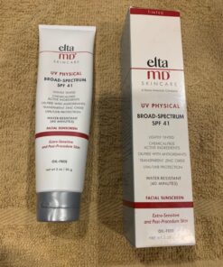 EltaMD UV Physical Tinted Face Sunscreen, SPF 41 Mineral Sunscreen with Zinc Oxide, Water Resistant up to 40 Minutes, Protects Extra Sensitive and Post Procedure Skin, Oil Free, 3.0 oz Tube 30 71tM7r0RGwL
