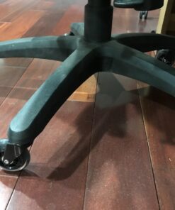 Office Chair Wheels Replacement Rubber Chair casters for Hardwood Floors and Carpet, Set of 5, Heavy Duty casters for Chairs to Replace Office Chair mats - Fits 98% 1. Clear 27 71tMIOeU2wL