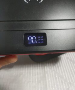 Portable Power Bank with AC Outlet, 83Wh/22500mAh 110V/85W Portable Laptop Charger Battery Bank, External Battery Pack Power Supply for Home Emergency Outage, Outdoor Camping RV Trip Adventure Red 71 71tMt2uO4PL