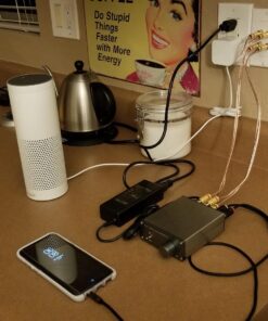 Fosi Audio V1.0G 2 Channel Class D Mini Stereo Amplifier for Home Speakers TPA3116 50W x 2 with Power Supply 55 71tNMvJWiHL