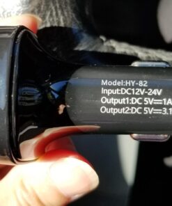 Handsfree Call Car Charger,Wireless Bluetooth FM Transmitter Radio Receiver,Mp3 Audio Music Stereo Adapter,Dual USB Port Charger Compatible for All Smartphones,Samsung Galaxy,LG,HTC,etc. 60 71tNY6IDqEL