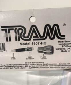 Tram 1607-HC 46-Inch VHF Marine Antenna 20 71tNdifgP4L