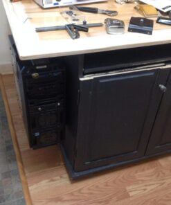 VIVO Adjustable Under Desk and Wall PC Mount, Computer Case CPU Holder with Swivel Action and Secure Locking, Black, MOUNT-PC01 97 71tOc9kixeL