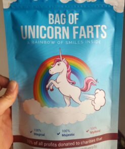 Bag of Unicorn Farts (Cotton Candy) Humorous Present Idea For Friend, Coworker, Mom or Dad 38 71tOtmOFi0L