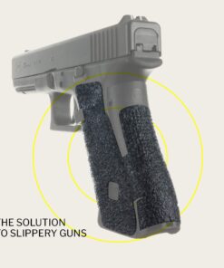 TALON Grips Adhesive Pistol Grip Compatible with Glock 17, 19X, 22, 24, 31, 34, 35, 37 - Made in The USA Previous Generation Rubber-Black 50 71tPMBnRTEL