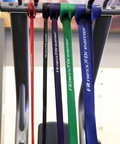 Fitness Dreamer Resistance Bands, Exercise Loop Bands and Workout Bands, Fitness Bands for Training or Physical Therapy-Improve Mobility and Strength 4 set Red&Black&Purple&Green 15 71tQ0eL34AL