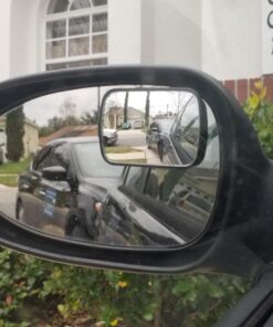 Total View 360 Wide Angle Universal Adjustable Blind Spot Mirror, Frameless Square Design, 2 Pack 34 71tQ7rnCLIL