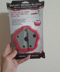 Real Avid Smart Bench Block - Premium Universal Armorers Block Made with Non-Marring Materials, Non-Slip Bench Block For Glock, 1911 & Other Guns, Magnetic Block Captures & Holds Small Pins Securely 40 71tQiNCWamL