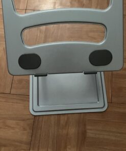 LORYERGO Adjustable Laptop Stand, Portable Riser for 17.3inch Laptops, Adjustment for Desk, Holds Up to 17.6lbs Notebook - Sliver 38 71tQy0eW2hL