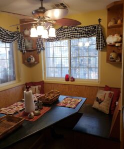 LTC LINENS 60102-010311 Tablecloth, 60X102 in, Black/White Checker 40 71tR6kffoLL 2