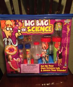 Be Amazing! Toys Big Bag of Science Works - Kids Science Experiment Kit with 65+ Amazing Experiments - Set Up Your First STEM Laboratory - Educational Chemistry Set For Boys & Girls Age 8 + Lab in a Bag Big Bag of Science 17 71tSJsAL lL