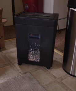 Frossvt Paper Shredder for Home Office Use, 12-Sheet Micro-Cut Paper and Credit Card, Security Level P-4, 5.3-Gallon Bin 38 71tSfPgphvL