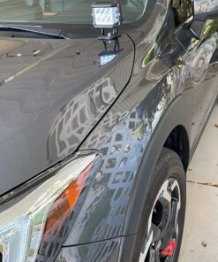 Nilight 90025B Led Light Bar Mounting Brackets 2pcs Universal Hood Led Work Light led Pods Mount Bracket Clamp Holder for SUV Truck Off Road Installed No Need Drilling, 2 Years Warranty,Black 43 71tT7Xuj6L