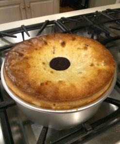 Fat Daddio's PCC-83 Anodized Aluminum Round Cheesecake Pan, 8 x 3 Inch 3" Depth 37 71tTfsyV0rL