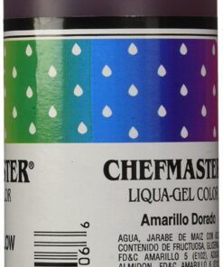 Chefmaster Liqua-Gel Food Color, 10.5-Ounce, Golden Yellow Golden Yellow (Egg) 7 71tTlNQVJ L