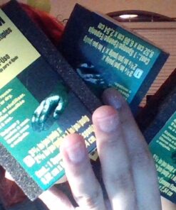 3M 908NA-3P-CC Sponge, Sanding, Fine/Medium, 3.75 2.625-Inch by 1-Inch, 3-Pack-908NA-3P-CC, Black/White, 3 Count 11 71tTvOZfSvL