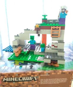 LEGO Minecraft The Zombie Cave 21141 Building Kit with Popular Minecraft Characters Steve and Zombie Figure, separate TNT Toy, Coal and more for Creative Play for 84 months to 168 months (241 Pieces) 20 71tU33RnA6L