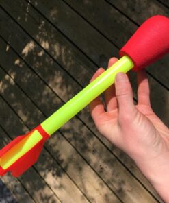 Stomp Rocket Original Ultra Rocket Launcher for Kids - Soars 200 Ft - 4 High Flying Rockets and Adjustable Launcher - Fun Outdoor Toy and Gift for Boys or Girls Age 5+ Years Old Ultra 4 Rockets 30 71tUIXy5XQL