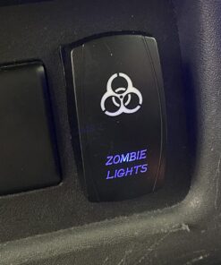 MicTuning MIC-LSZ1, 5 Pin Zombie Rocker Switch On-Off LED Light 20A 12V, Blue 39 71tUl45MNqL