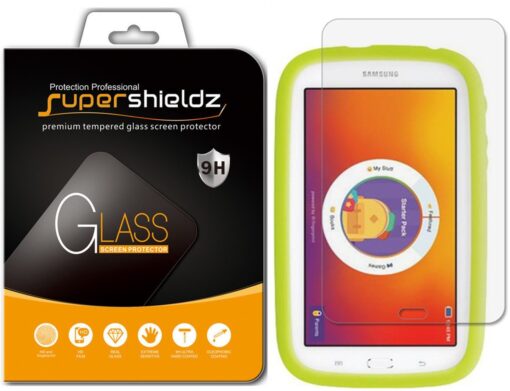 Supershieldz Designed for Samsung Kids Galaxy Tab E Lite 7.0 7 inch Tempered Glass Screen Protector Anti Scratch, Bubble Free