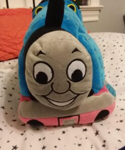 Jay Franco Thomas & Friends Plush Stuffed Toddler Pillow Buddy-Kids Super Soft Polyester Microfiber, 15 inch (Official Mattel Product), Thomas 41 71tVZfXZgHL
