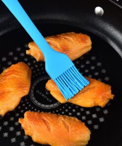SILCONY 8.4" Silicone Basting Pastry Brush - Perfect for Oil Butter Spread, Marinades, Baste, BBQ, Grill, Cooking - BPA Free, Food Grade Material, Dishwasher Safe (3, 8.4 Inches) 3 19 71tVhbimiQL