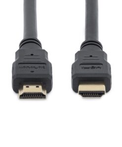StarTech.com 0.3m 1ft Short High Speed HDMI Cable - Ultra HD 4k x 2k HDMI Cable - HDMI M/M - 30cm HDMI 1.4 Cable - Audio/Video Gold-Plated (HDMM30CM),Black 1 Count (Pack of 1) 7 71tW4Su9SEL