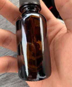 DropperStop 1oz Amber Glass Dropper Bottles (30mL) with Tapered Glass Droppers - Pack of 2 34 71tW71SOW2L