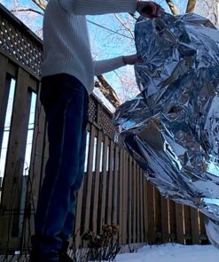 Mylar Men's Emergency Thermal Blankets (10 Pack) Silver 21 71tWB20IEL