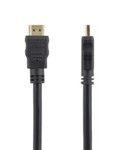 Alternative view of StarTech.com 0.3m 1ft Short High Speed HDMI Cable - Ultra HD 4k x 2k HDMI Cable - HDMI M/M - 30cm HDMI 1.4 Cable - Audio/Video Gold-Plated (HDMM30CM),Black 1 Count (Pack of 1)