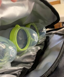 Hap Tim Diaper Bag Backpack,Large Capacity Travel Back Pack Maternity Baby Nappy Changing Bags, Double Compartments with Stroller Straps,Waterproof,Black (US7340-DG) Dark Grey 70 71tWz46vHhL