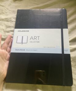 Moleskine Art Sketchbook, Hard Cover, A4 (8.25" x 11.75") Plain/Blank, Black, 96 Pages 43 71tXkmYADIL
