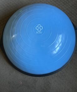 Bosu Home Gym Equipment The Original Balance Trainer 26 Inch Diameter Light Blue/Black 31 71tXrVLfgEL