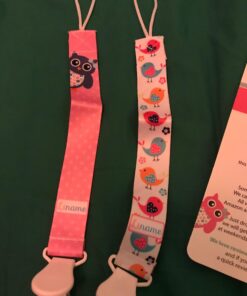 Liname Neutral Pacifier Clip - 3 Pack Pacifier Clips for Boys & Girls - Binky Holder Soothie Paci Clip Binkie Clip - Unisex Pacifer Clip - Baby Pacifier Clip and Pacifier Holder Spring Flowers 32 71tYvDPj4pL