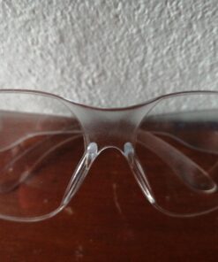 JORESTECH Eyewear Protective Safety Glasses, Polycarbonate Impact Resistant Lens Pack of 12 (Clear) Clear 36 71tZTexkeL