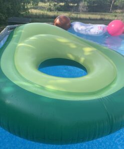Jasonwell Inflatable Avocado Pool Float Floatie with Ball Water Fun Large Blow Up Summer Beach Swimming Floaty Party Toys Lounge Raft for Kids Adults (XL) Avocado-XL 29 71tZWOTnKZL