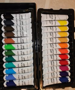 Amazon Basics Acrylic Paint Tubes, 24 Colors 50 71taj2nVWVL