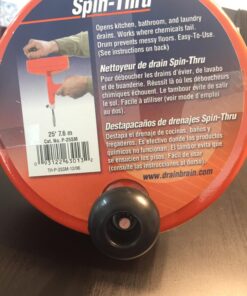 General Pipe Cleaners R-25SM Spin Thru Drain Auger with 1/4-Inch by 25-Feet Cable (P-25SM) 42 71tcQSq4uwL
